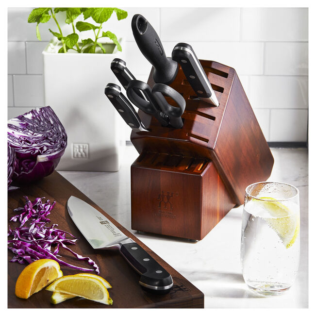 Load image into Gallery viewer, Zwilling Pro 7-Piece Knife Block Set (38433-108)
