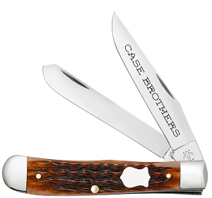 Load image into Gallery viewer, Case Russell Jigged Brown Bone Trapper (79410) - DISCONTINUED
