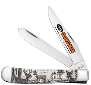 Load image into Gallery viewer, Case Sportsman Series Smooth Natural Bone Trapper, Deer (81220)
