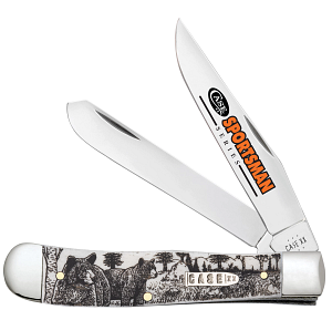 Case Sportsman Series Smooth Natural Bone Trapper, Bear (81223)