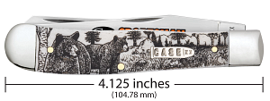 Load image into Gallery viewer, Case Sportsman Series Smooth Natural Bone Trapper, Bear (81223)
