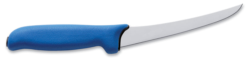 Cargue la imagen en el visor de la galería, F. Dick  ExpertGrip 2K 6&quot; Boning Knife Curved SemiFlex, Soft Blue Handle (8218215-66)
