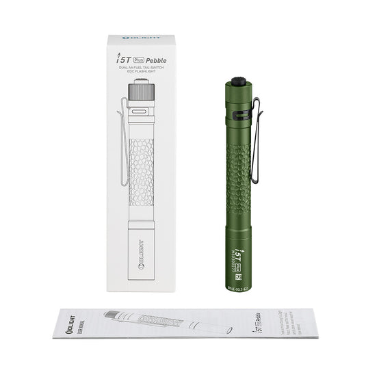 Olight i5T Plus Pebble, OD Green, Cool White