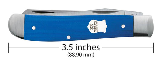 Case Smooth Blue G10 Mini Trapper (16741) - DISCONTINUED