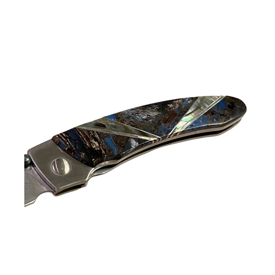 Santa Fe Stoneworks Mcusta Blue Mammoth Fusion & Black Mother of Pearl (MC01BP)