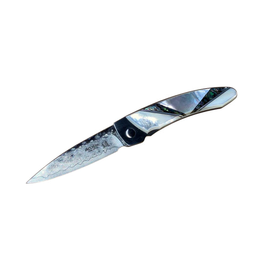 Santa Fe Stoneworks Mcusta Forge Tsuchi MOP with Abalone Sweeps (MC01AB)