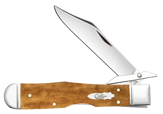 Case Smooth Antique Bone Cheetah® Cub, Fluted Bolsters (58214) - COMING SOON!