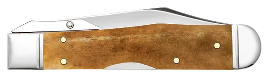 Case Smooth Antique Bone Cheetah® Cub, Fluted Bolsters (58214) - COMING SOON!