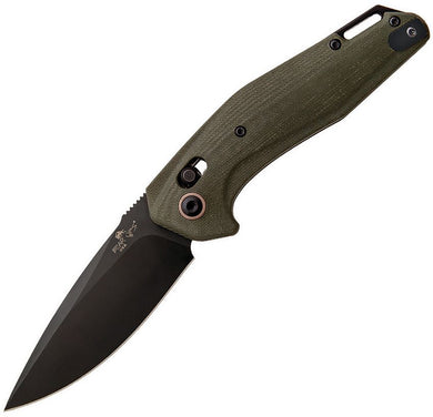 Bear & Son KATAKT™ I, OD Green G10, Slide Lock Auto, M390 (AC-2000-G4-B)