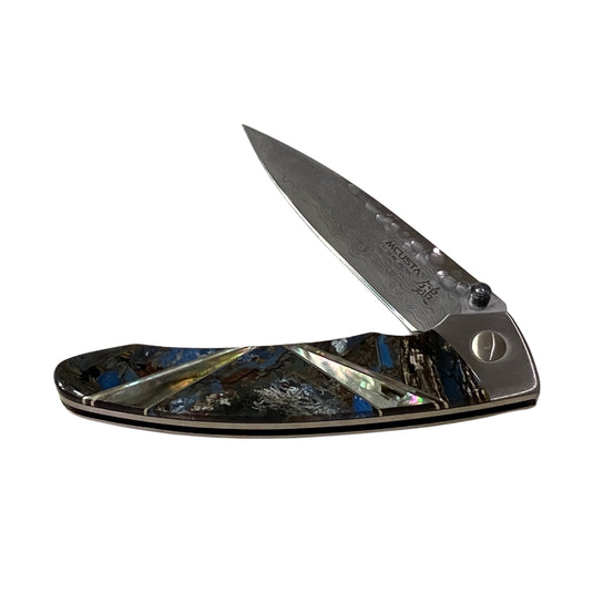 Santa Fe Stoneworks Mcusta Blue Mammoth Fusion & Black Mother of Pearl (MC01BP)