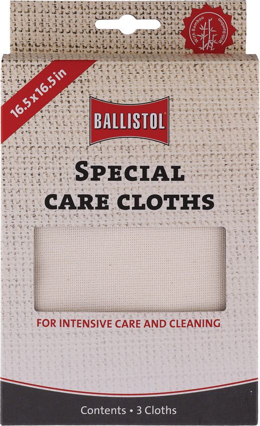 Ballistol Special Care Cloths, 3 pk (BLL237986)