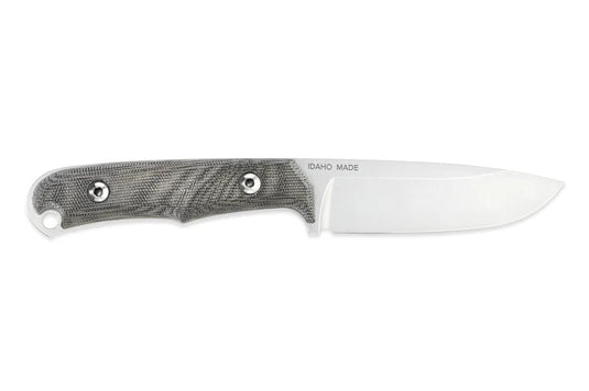 Chris Reeve Backpacker, CPM MagnaCut Fixed Blade, Black Canvas Micarta (BPR-1000)