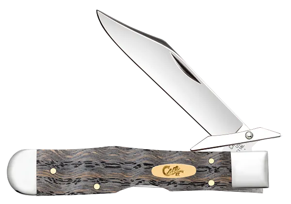 Cargue la imagen en el visor de la galería, Case Black Curly Oak Wood Smooth Cheetah® Cub (14013)
