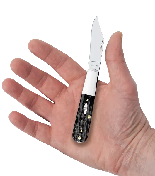 Cargue la imagen en el visor de la galería, Case Black Jigged Buffalo Horn Barlow (65033)
