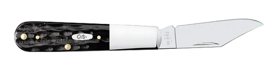 Case Black Jigged Buffalo Horn Barlow (65033)