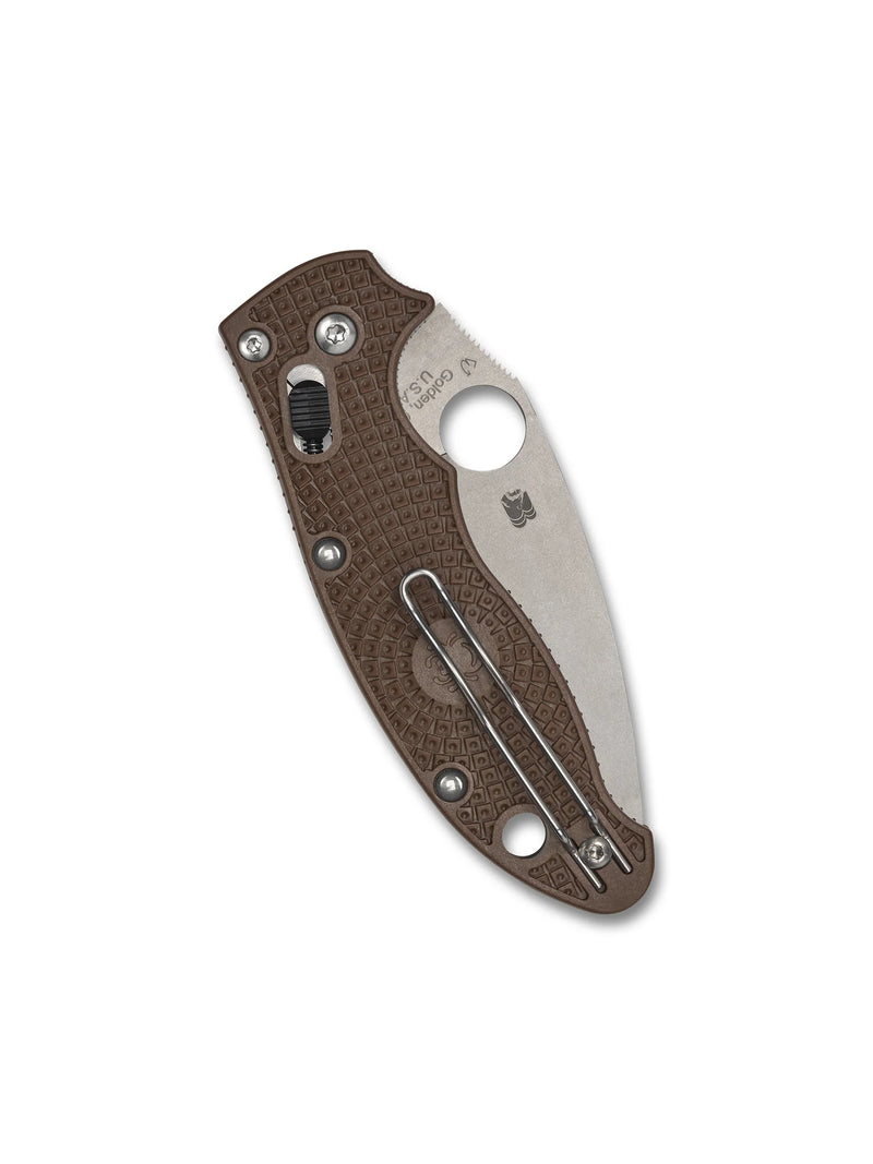 Load image into Gallery viewer, Spyderco Manix® 2 Lightweight Brown, CPM 15V® Sprint Run™ (C101PBN15V2)
