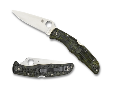 Spyderco Endura 4 Lightweight Zome Green (C10ZFPGR)