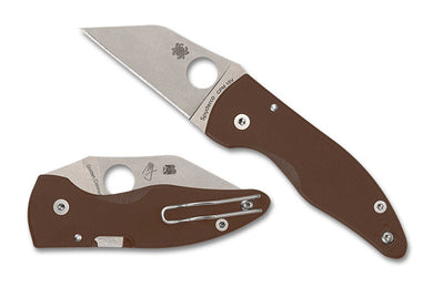 Spyderco MicroJimbo™ Brown G10 CPM 15V® Sprint Run™ (C264GPBN15V) - COMING SOON!!