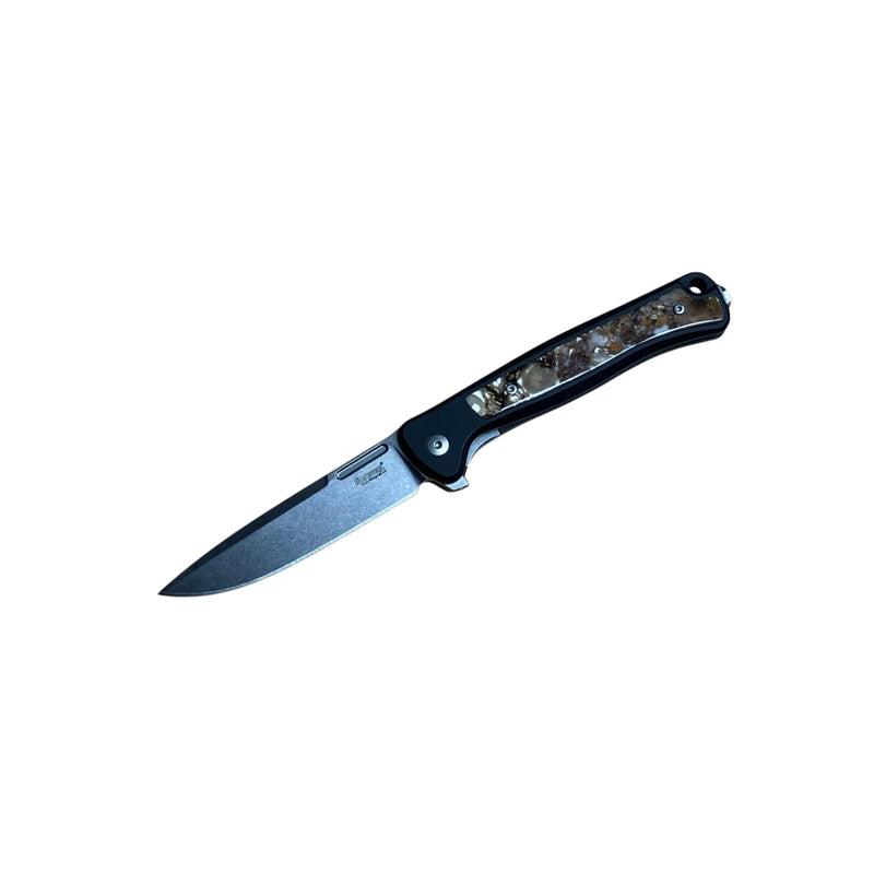 Load image into Gallery viewer, Santa Fe Stoneworks lionSTEEL® Skinny, Black Aluminum with Mammoth Fusion, MagnaCut (SFLSS)
