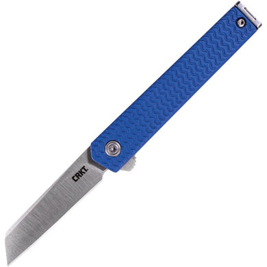 CRKT® CEO Microflipper Liner Lock Blue Aluminum (7083)