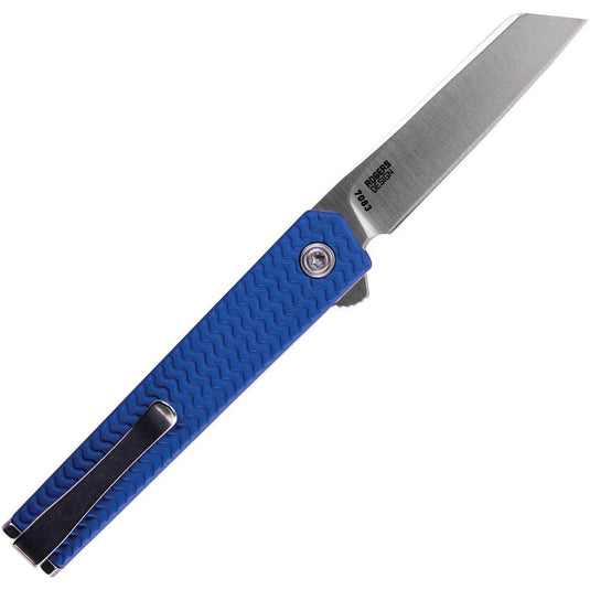 CRKT® CEO Microflipper Liner Lock Blue Aluminum (7083)