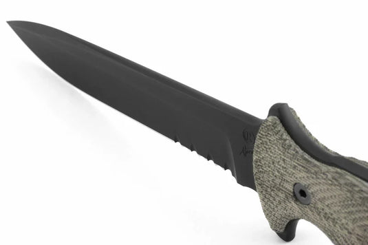 Chris Reeve Green Beret 7" CPM MagnaCut Serrated Fixed Blade (GB7-1001)