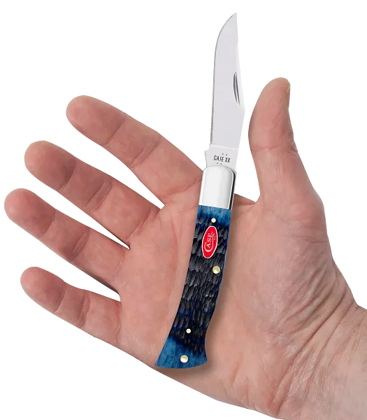 Cargue la imagen en el visor de la galería, Case Rogers Jig Navy Blue Bone Axe Handle® (06888)
