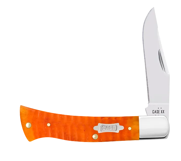 Load image into Gallery viewer, Case Gator Jig Persimmon Orange Bone Axe Handle®, Carbon Steel (38076)
