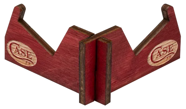 Cargue la imagen en el visor de la galería, Case Wooden Knife Display Stands, Red 5 pk (50324)
