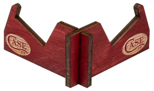 Case Wooden Knife Display Stands, Red 5 pk (50324)