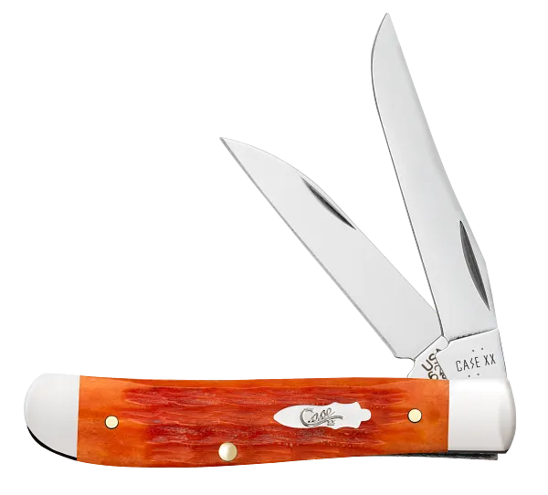 Cargue la imagen en el visor de la galería, Case Crandall Jig Tequila Sunrise Bone Mini Trapper (57531)
