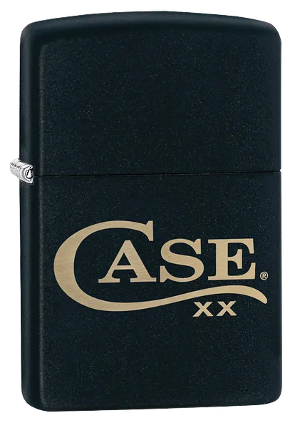 Zippo® Case Long Tail C Logo Lighter, Black Matte (52478)