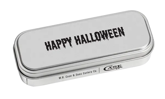 Case 2026 Halloween Cat Color Infusion White Synthetic Trapper in Gift Tin (13365)