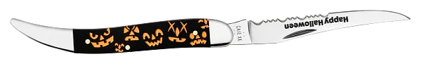 Cargue la imagen en el visor de la galería, Case 2026 Halloween Black Synthetic Medium Texas Toothpick in Gift Tin (13364)

