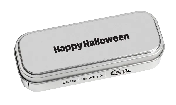 Cargue la imagen en el visor de la galería, Case 2026 Halloween Black Synthetic Medium Texas Toothpick in Gift Tin (13364)
