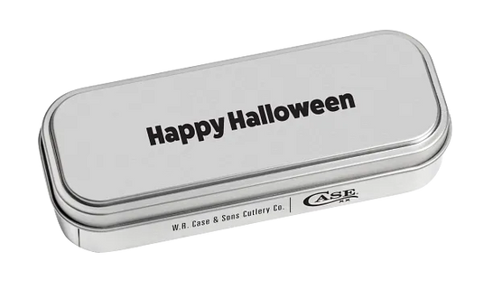 Case 2026 Halloween Black Synthetic Medium Texas Toothpick in Gift Tin (13364)