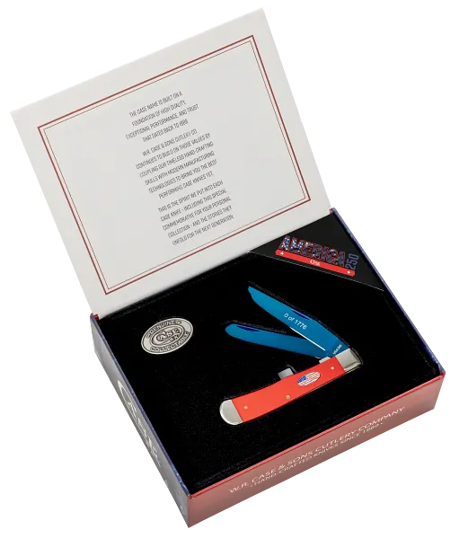 America's 250th Anniversary Case Collectible Trapper in Cigar Box (25002)