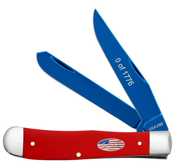 Cargue la imagen en el visor de la galería, America's 250th Anniversary Case Collectible Trapper in Cigar Box (25002)
