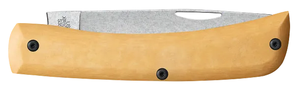 Load image into Gallery viewer, Case Crossroads Maple Valley Richlite w/ Black G10 Sod Buster® Jr S35VN (66387)
