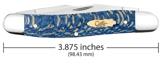 Case Smooth Blue Sycamore Wood Muskrat (63737)