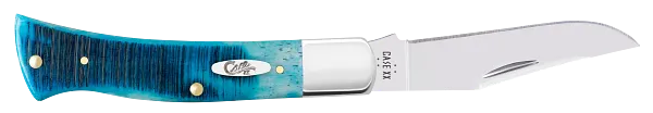 Cargue la imagen en el visor de la galería, Case Sawcut Jig Caribbean Blue Bone Axe Handle® (25580)
