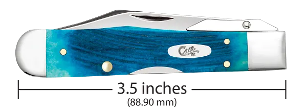 Cargue la imagen en el visor de la galería, Case Sawcut Jig Caribbean Blue Bone Cheetah® Cub (25578)
