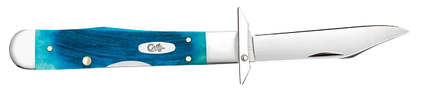 Cargue la imagen en el visor de la galería, Case Sawcut Jig Caribbean Blue Bone Cheetah® Cub (25578)
