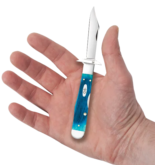 Case Sawcut Jig Caribbean Blue Bone Cheetah® Cub (25578)