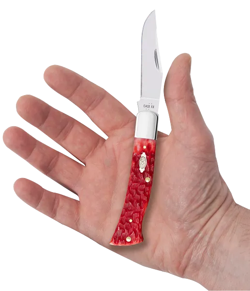 Cargue la imagen en el visor de la galería, Case Dark Red Bone Peach Seed Jig Axe Handle®, Carbon Steel (31942)
