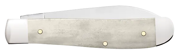 Cargue la imagen en el visor de la galería, Case Smooth Natural Bone Mini Trapper, Wharncliffe (11025)
