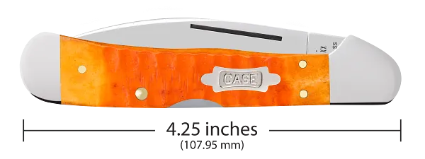 Load image into Gallery viewer, Case Gator Jig Persimmon Orange Bone CopperLock, Carbon Steel (38072)
