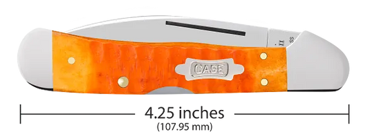 Case Gator Jig Persimmon Orange Bone CopperLock, Carbon Steel (38072)