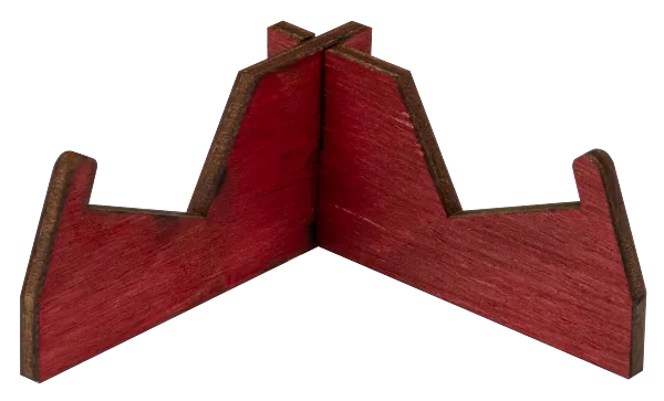 Cargue la imagen en el visor de la galería, Case Wooden Knife Display Stands, Red 5 pk (50324)
