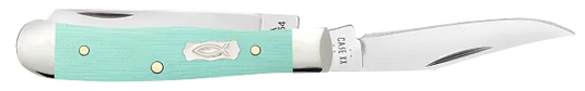 Case Smooth Seafoam Green G10 Tiny Trapper (18110)